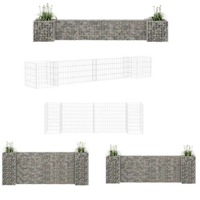 Hochbeet Gabionenhochbeet Gabione Pflanzkorb Drahtgitter Wand Draht Steinkorb - Bild 1 von 4