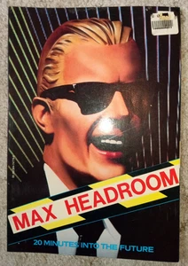 K033 Max Headroom 1986 Movie Soft Back  Vintage Book - Picture 1 of 2