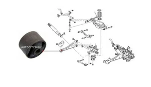 FOR LEXUS NX300H 2015-2021 REAR LH OR RH AXLE TRAILING CONTRO ARM FRONT BUSH - Picture 1 of 1
