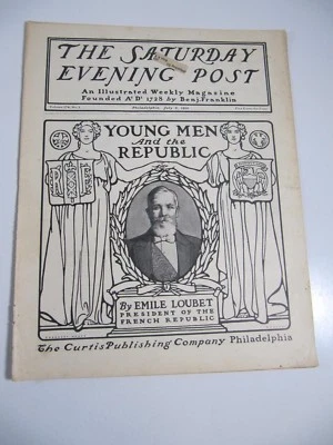The Saturday Evening Post Magazine- July 6, 1901- Young Men And the Republic - Image 1 of 4