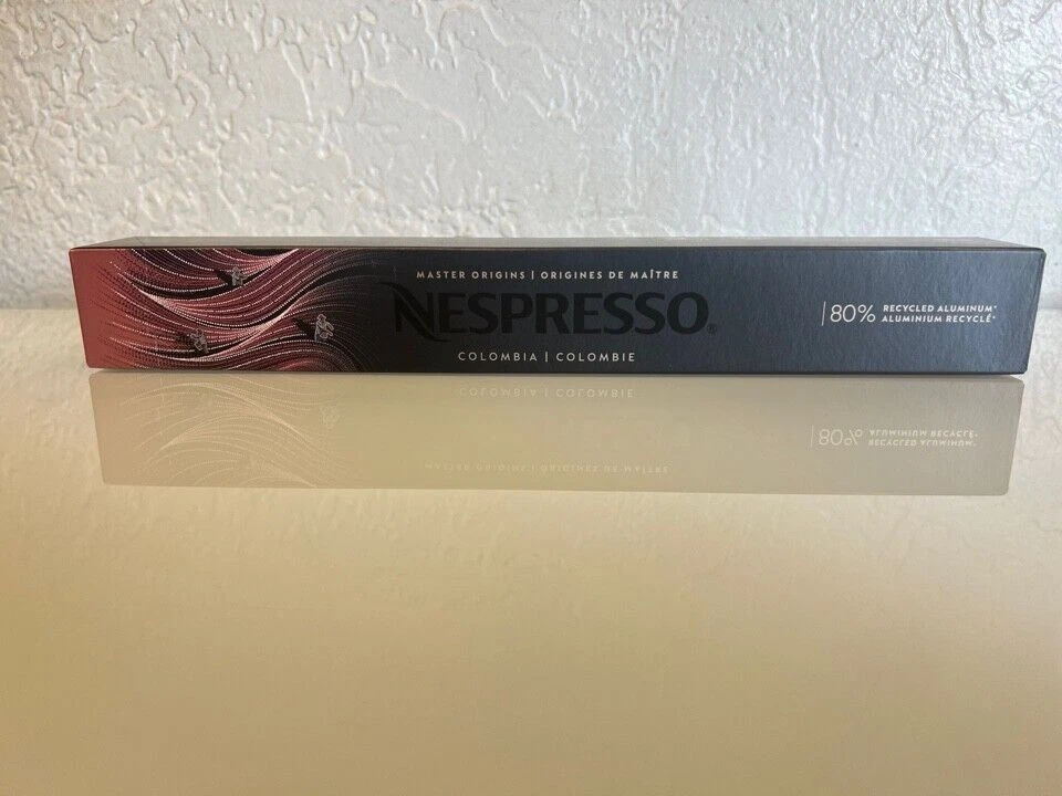 20x Nespresso Colombia Master Origin Medium Roast Coffee 200 Capsules Pods -2024