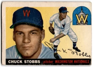 1955 Topps Chuck Stobbs Washington Senators #41 - Picture 1 of 2