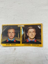 PANINI CALCIATORI 1970 - 71 CARD. Rado / Visintini  - Catania  goalkeepers Used