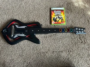 Guitar Hero Warriors Of Rock Xbox 360 Guitar  + 1 Game - Tested & Working - Picture 1 of 23