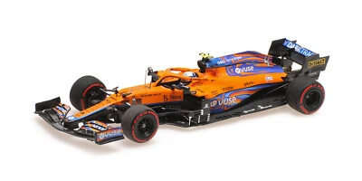 Minichamps 1:43 McLAREN MCL35M LANDO NORRIS ABU DHABI GP 2021 - 537216604 - Immagine 1 di 4