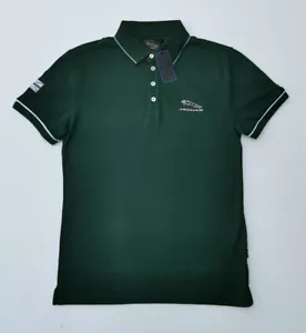 Genuine Jaguar Mens Core Polo Shirt British Racing Green 50JMPOLOCREGR - Picture 1 of 6