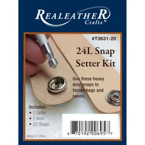 Realeather Crafts 24L Snap Setter Kit T3631-20 - Picture 1 of 1