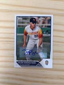 2023 Topps Pro Debut Autographs #PD28 Tyler Soderstrom - Picture 1 of 2