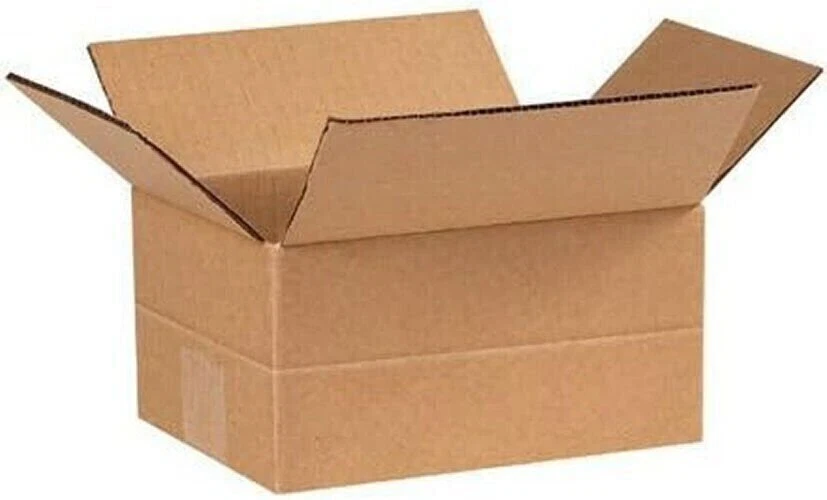 25 8" x 6" x 4" Multi-Depth Corrugated Boxes - Image 1 of 1