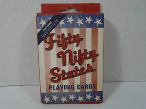 FIFTY NIFTY STATES--PLAYING CARDS (NEW) - Picture 1 of 4