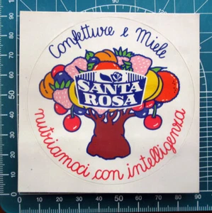 Santa Rosa Konfitüren und Honig AUFKLEBER STICKER VINTAGE NEU ORIGINAL - Bild 1 von 2