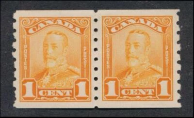CANADA 160 MINT VF-XF LH COIL PAIR 1c KGV - Image 1 of 2