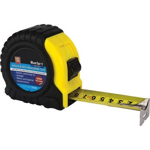 BlueSpot Broad Buddy Tape Measure Imperial & Metric 26ft / 8m 32mm - Picture 1 of 8