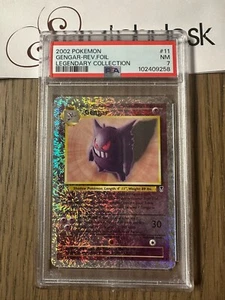 PSA 7 - Pokemon GENGAR 11/110 Reverse Holo - LEGENDARY COLLECTION - Fireworks - Picture 1 of 2