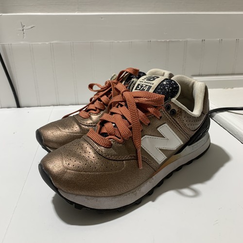 Sneakers da corsa New Balance WL574RAB rame sfumato oro 5K scarpe donna 5