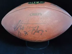 Christian Okoye Kansa City Chiefs Signed NFL Game Football JSA Authenticated - Picture 1 of 4