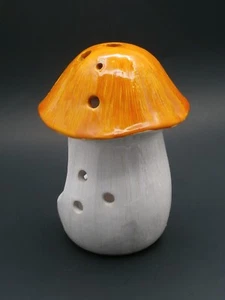 Mid Century Modern Inarco Japan Ceramic Mushroom Tea Light Candle Holder Burner - Picture 1 of 14