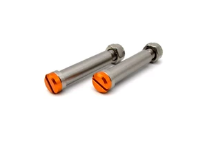 Optimized Enduro Stainless Footpeg Bolt Set for KTM 2010-2025 (Orange) - Picture 1 of 3