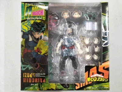 INCREÍBLE FIGURA YAMAGUCHI Izuku Midoriya My Hero Academia Revoltech con caja usada Foto 1 de 4