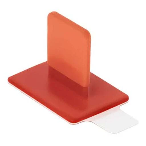 Pac-Dent 131115 EZ Aim SoftBite Adhesive Bite Tab Holders Universal Red 100/Pk - Image 1 of 1