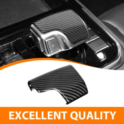 For 17-up Audi A4 A5 S5 RS5 Q7 Q5 Carbon Fiber Pattern Shift Knob Cover Shell - Imagem 1 de 4