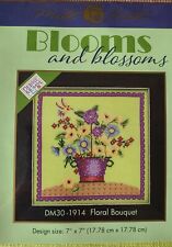 New Floral Bouquet Embroidery Kit Debbie Mumm For Mill Hill Blooms & Blossoms