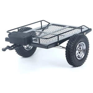 LCX Heavy Duty Metal Trailer for Axial SCX10 SCX10 II TRX4 TRX6 Redcat Gen7 Gen8 - Picture 1 of 10