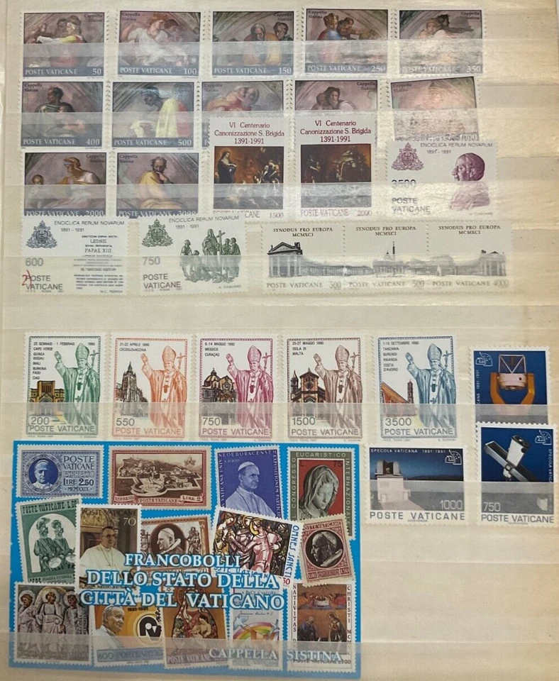 Vaticano 1991 annata completa mnh con libretto Foto 1 de 1