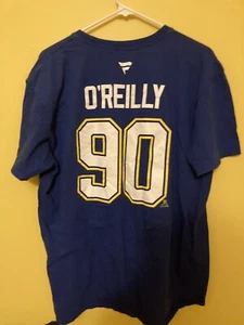 Ryan O'Reilly St Louis Blues Shirt Men Blue Fanatics NHL Jersey Hockey 90 - Picture 1 of 6