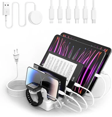 Charging Station Multiple Charger Station - 2025 New 6-Port USB Fast Charging... - Image 1 of 4