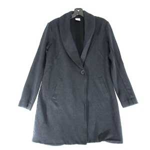Cabi Coat Women's Small Harbor Knit One Button Long Jacket Grey Pockets - Picture 1 of 11