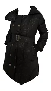Winterjacke Mantel Damen abnehmbare Kapuze und Fell inkl.Gürtel Design - Bild 1 von 8
