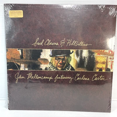 JOHN MELLENCAMP & CARLENE CARTER Sad Clowns & Hillbillies (2017) LP Vinyl - Image 1 of 4