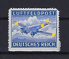 DR 1942 - FP Zulass.-Marke f. Luftfeldpostbriefe Mi. Nr. 1 ** s. Abb. u. Beschr.