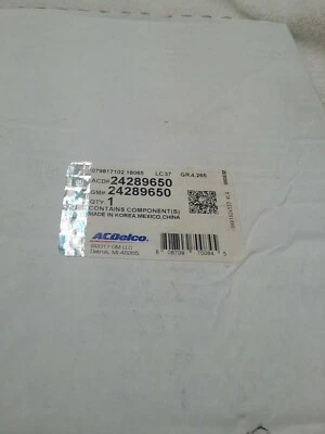 ACDelco 24289650 carroceria de válvula trans automática Chevrolet Malibu 17 - 20 - Imagem 1 de 2