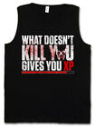 WHAT DOESN'T KILL YOU GIVES YOU XP MEN TANK TOP Experience Gamer Games RPG