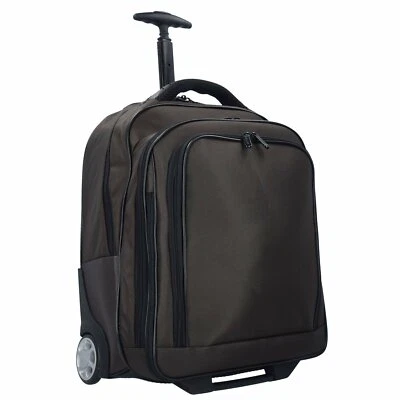 Trolley Rucksack Laptop-Hülle 15,6 Zoll und 30 Liter Volumen Braun Dermata - Bild 1 von 4