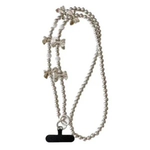 Love Heart Pearl Phone Lanyard Hanging Decoration Anti Loss Hanging Rope Doll - Photo 1 sur 15