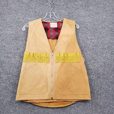 Westernfield By Hawthorne Vest Mens Small Brown Vintage Gun Shooting Hunting - Image 1 of 4