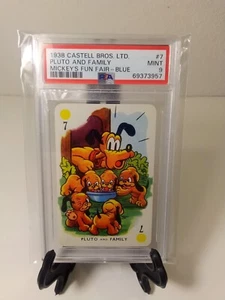 1938 Disney Castell Pluto PSA 9 Blue Back - Bild 1 von 4