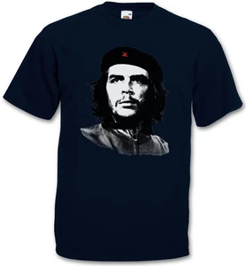 KLASSISCHES CHE GUEVARA PORTRAIT I T-SHIRT - Fidel El Caballo Castro Kuba Sozialismus - Bild 1 von 1