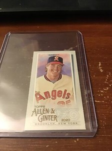 Jim Abbott 2020 Topps Allen & Ginter A&G Back Mini #200 California Angels