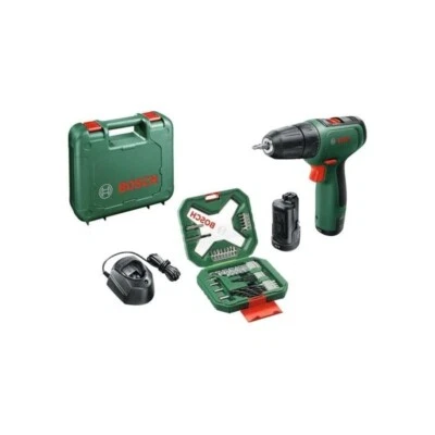 Bosch Trapano Avvitatore EASYDRILL1200 con 2 batteria 1,5Ah 34 accessori - Immagine 1 di 4