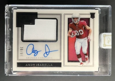 Andy Isabella 2019 Panini One Premium Rookie Patch Auto /99 - Image 1 of 3