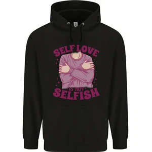 Self Love is Not Selfish Childrens Kids Hoodie - Picture 1 of 78
