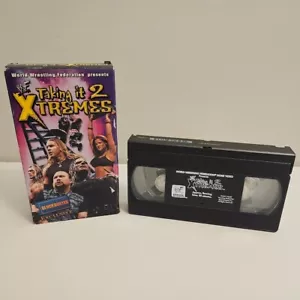 Taking it 2 Xtremes WWF VHS Tape PPV Event 2001 ECW WWE Blockbuster Exclusive - Picture 1 of 9