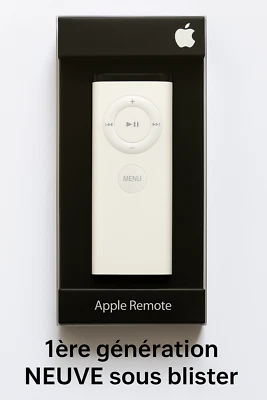 Apple Remote 1ère génération NEUVE sous blister-Télécommande infrarouge officiel - Photo 1/3