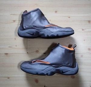 Nike Air Zoom Flight The Glove Cool Grey Orange Size 11.5 Sneakers 616772-002 - Picture 1 of 12