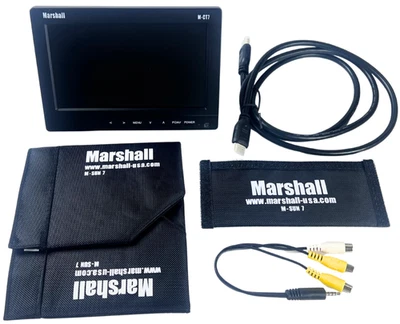 Marshall M-CT7 7" Portable Camera-Top LCD Field Monitor w/ Accessories - Image 1 of 4