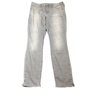 Athleta Womens Jeans Gray Denim Sculptek Mid Rise Slim Stretch 12 - Picture 1 of 5